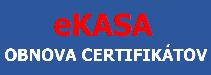 eKasa-obnova certifiktov